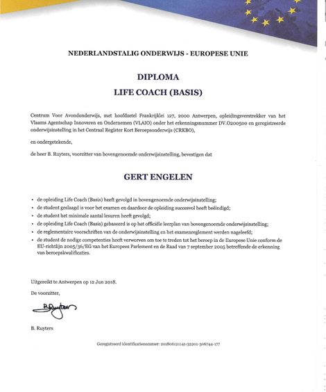 Diploma Lifecoach